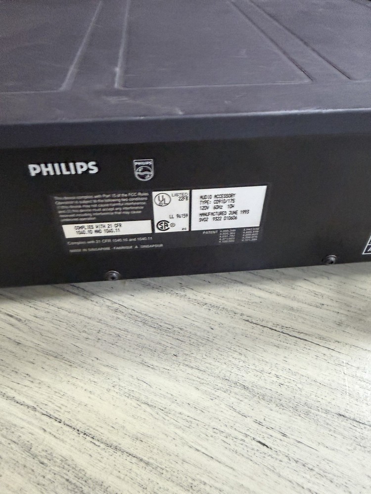 Philips CD910 Compact Disc CD Player (read)