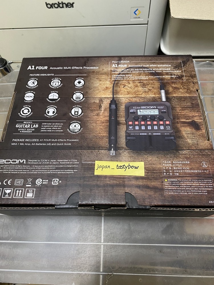ZOOM A1 FOUR Multi-Effects Pedals Processor for Acoustic Instruments BRAND NEW