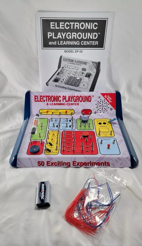 Elenco Electronic Playground & Learning Center 50 Experiments Complete Tested