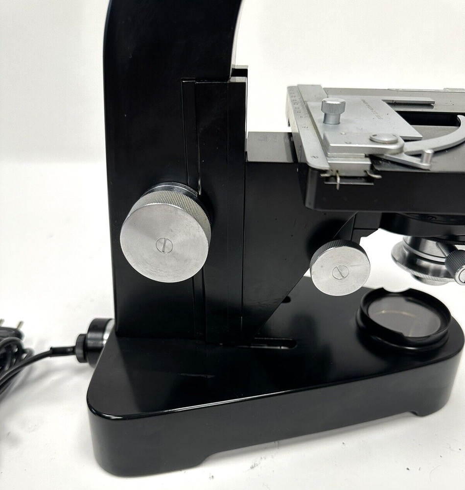 Vintage Leitz Wetzlar Binocular Microscope with Case