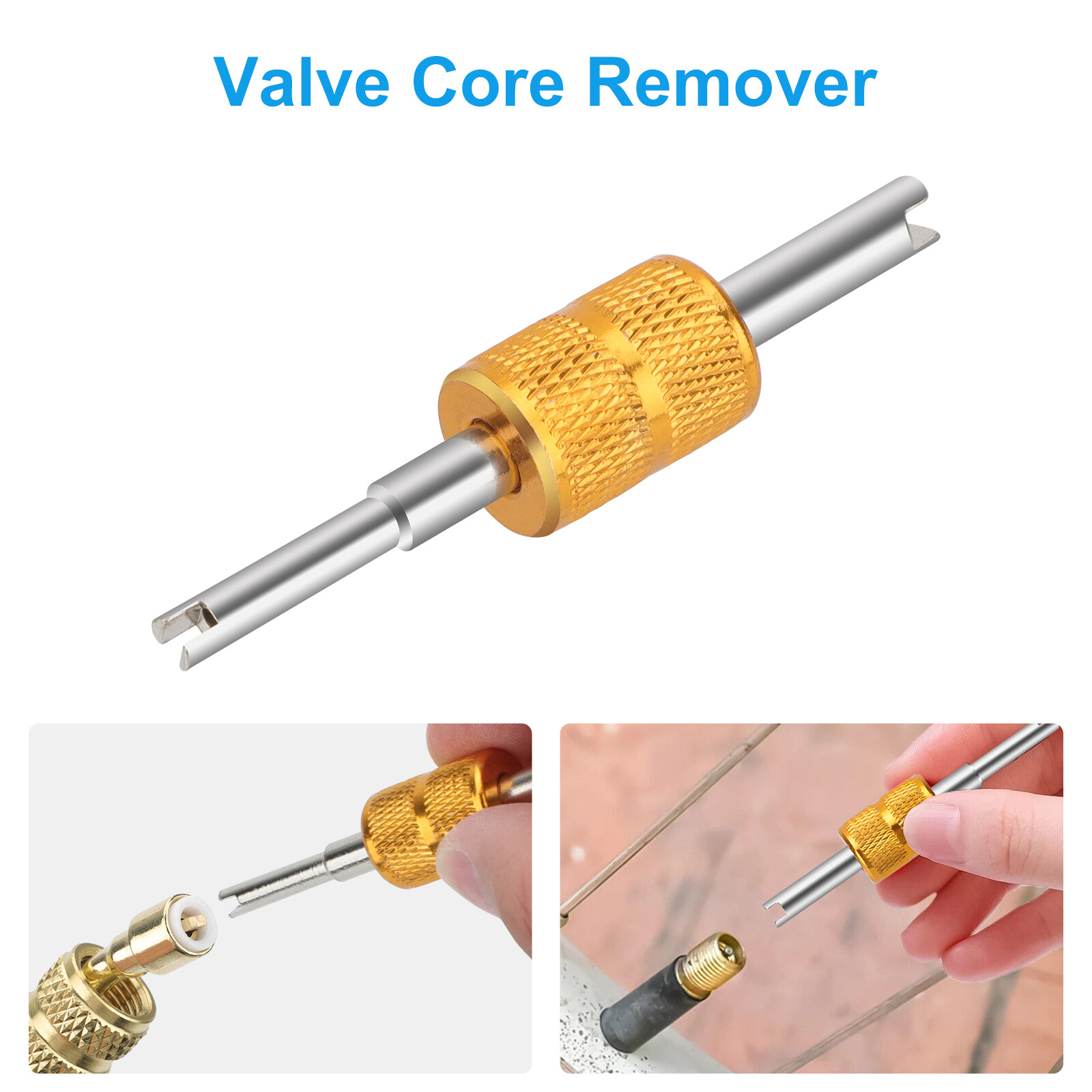 R410A Adapter for Mini Split System, 5/16" SAE Female to 1/4" SAE Male Flare