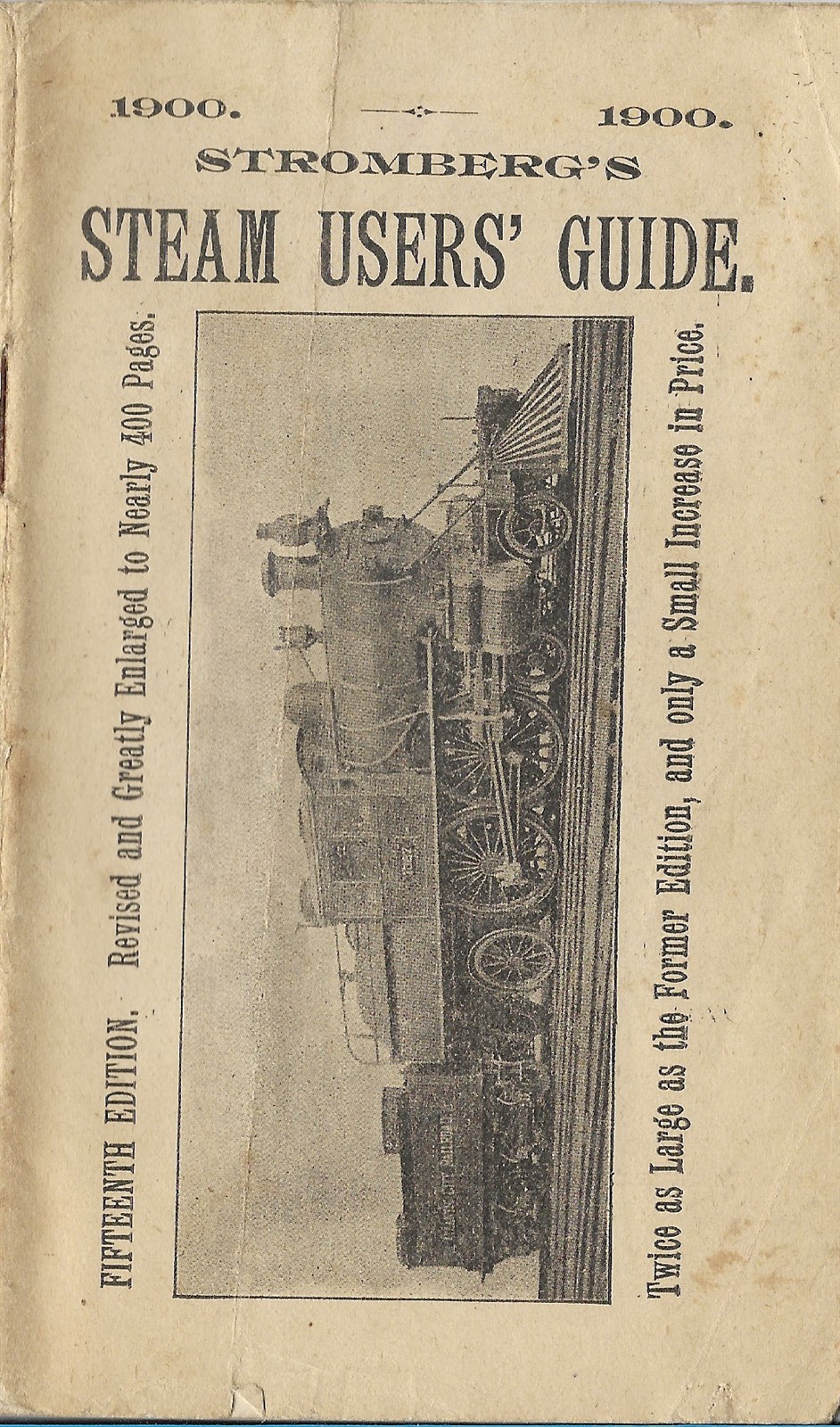 1900 Stromberg's Steam Users Guide Antique Booklet