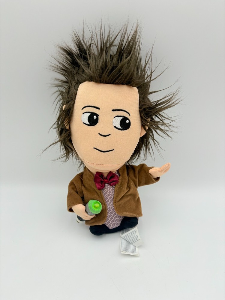 Doctor Who Sonic Screwdriver Plush Figure Talking Sounds INteractive Tested Work