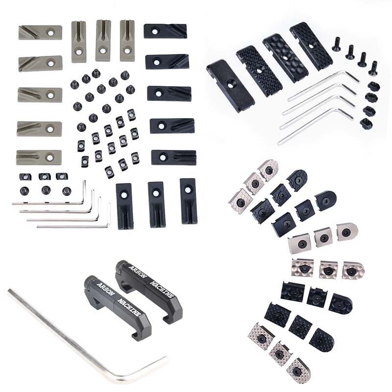 Tactical CNC Wire Guide System Cable Management Arson Machine KEYMOD M-LOK