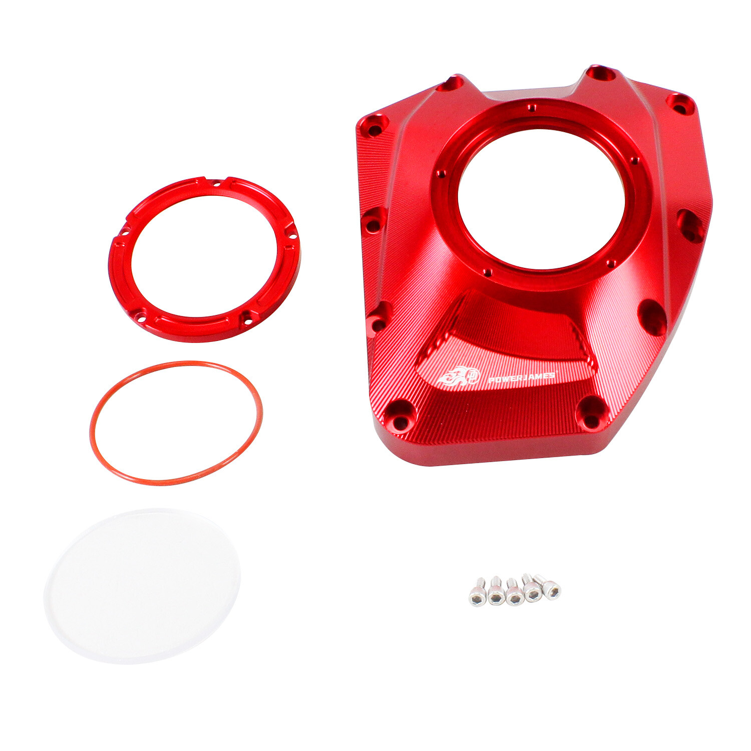 Red Engine Cover Camshaft Cover For Harley 01-17 Dyna Low Rider FXDB FXDF FXDL