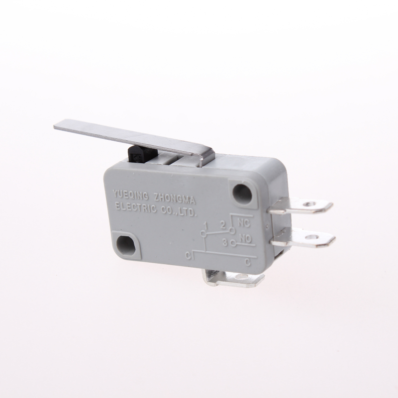 Metal Lever Actuator 3 Terminals Micro Switch 10 Pcs