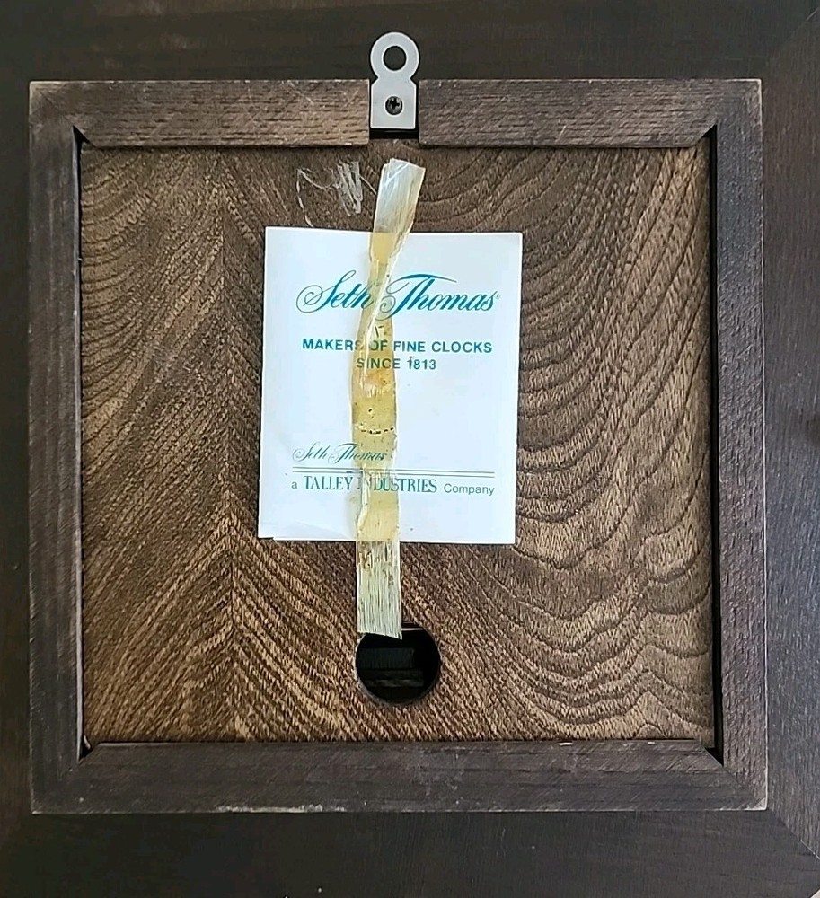 Seth Thomas 17" Arcade Wall Clock Catalog Number 1761