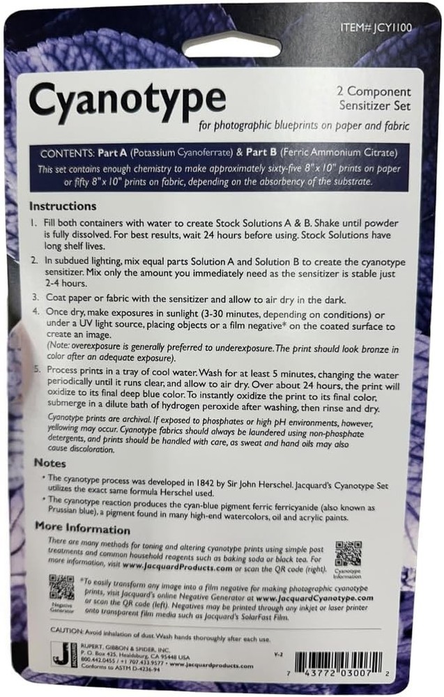 Cyanotype Sensitizer Set