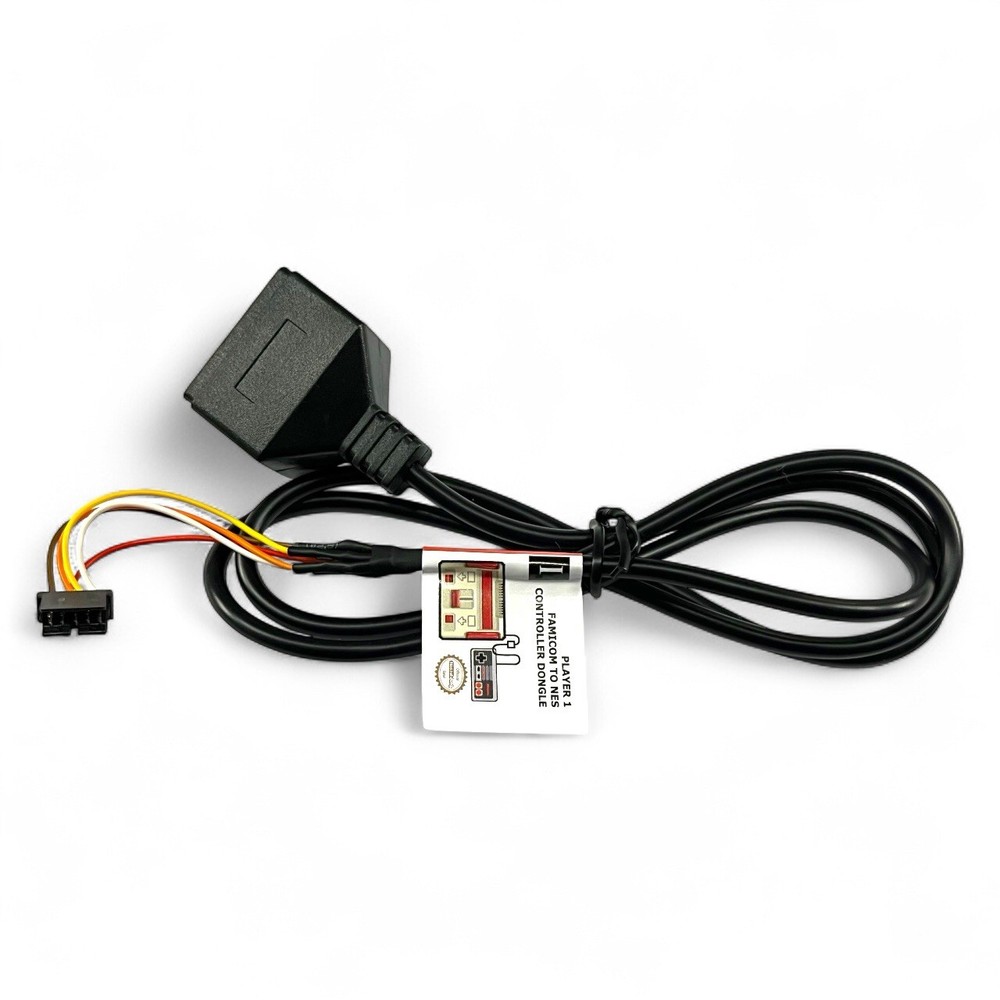 Famicom to NES Controller Cable 5-Pin Adapter Handmade 3ft Plug & Play Nintendo