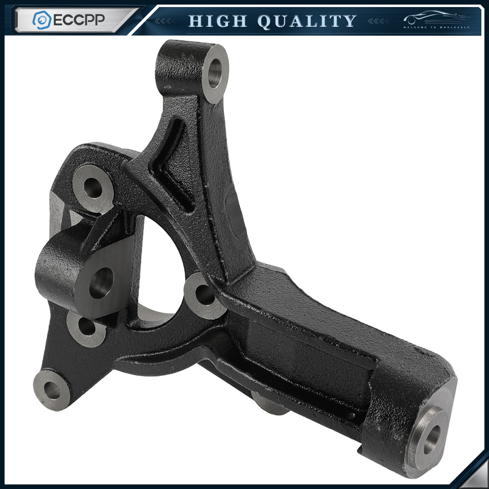 Pair 4.5" Lift Spindles For Chevy Silverado 1500 GMC Sierra 1500 2WD 2007-2017