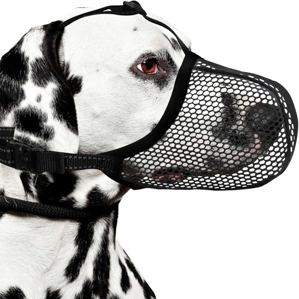 Dog Muzzle Anti-Bark Adjustable Breathable Mesh Dog Muzzle To Prevent Biting