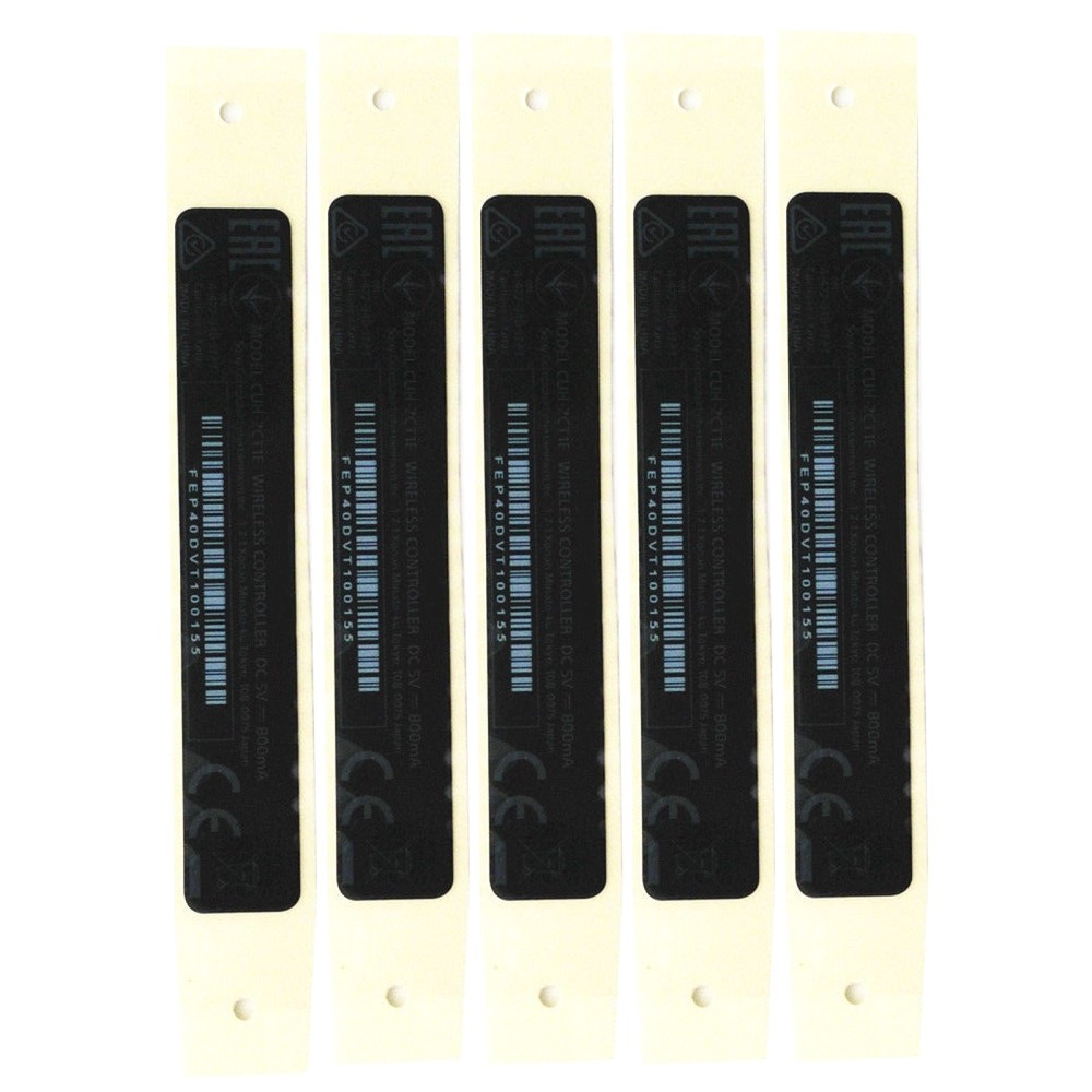 5 in 1 Pack Replacement Back Sticker Label For Playstation PS4 Controller