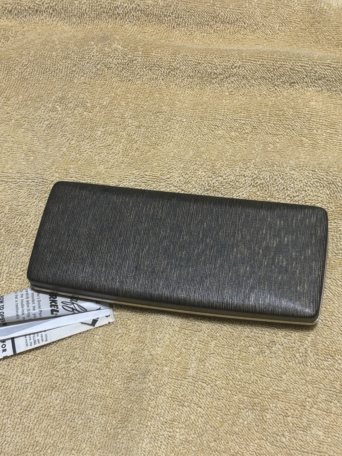 Sheaffer Vintage Snorkel Fountain Pen Mechanical Pencil Periwinkle 14k Nib