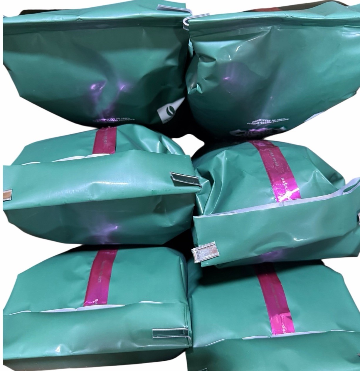 6 X Bags Starbucks Espresso Roast Whole Bean 18 Oz. FRESH PRODUCTS EXP. 9/17/26