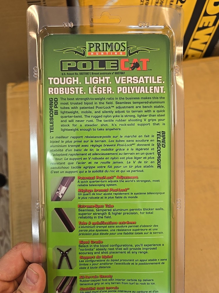 Primos Pole Cat Short Bi Pod Model 65482CN
