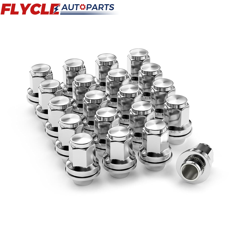 20x Chrome Toyota Lexus OEM Factory Lug Nuts M14x1.5 Fit Tundra Sequoia LX LS LC
