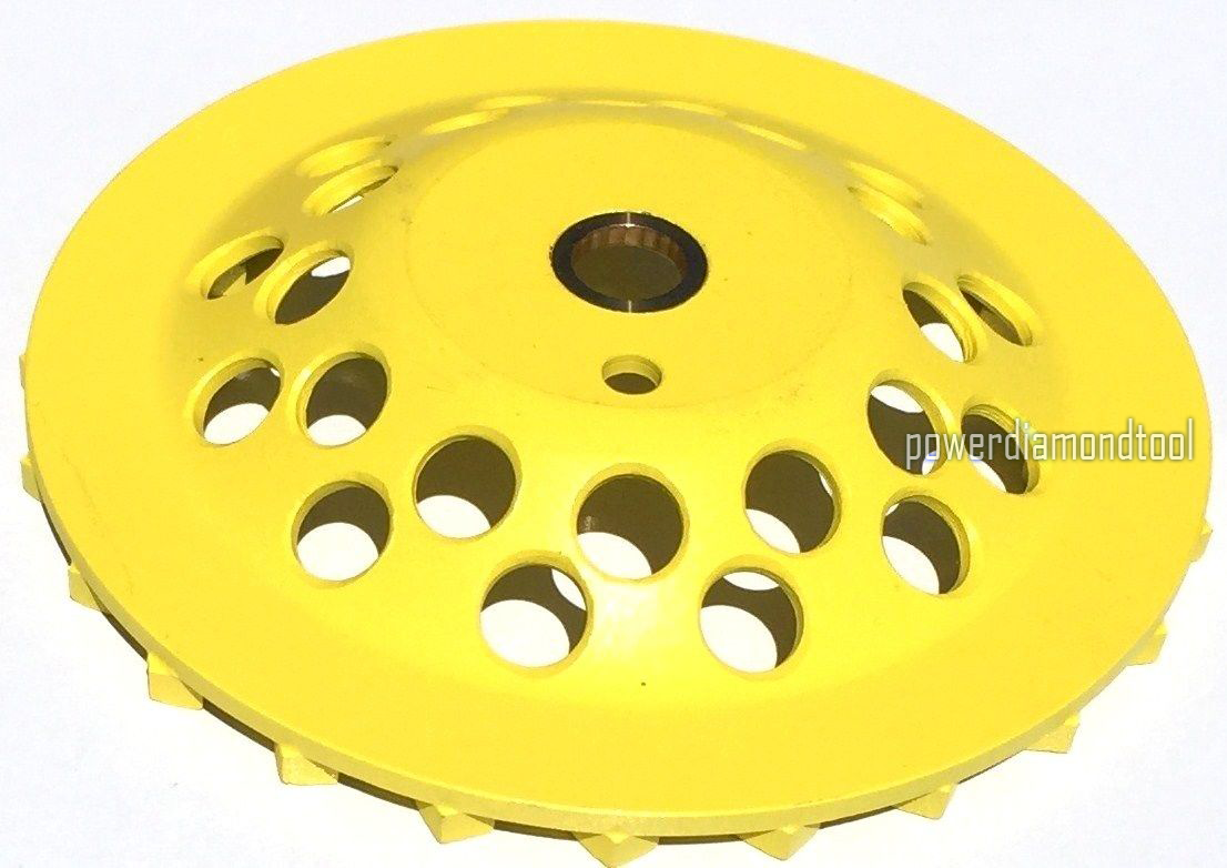 7" x24SEG EDCO ORIGINAL 4 Edge Turbo Grinder DIAMOND CUP WHEEL CONCRETE-BEST