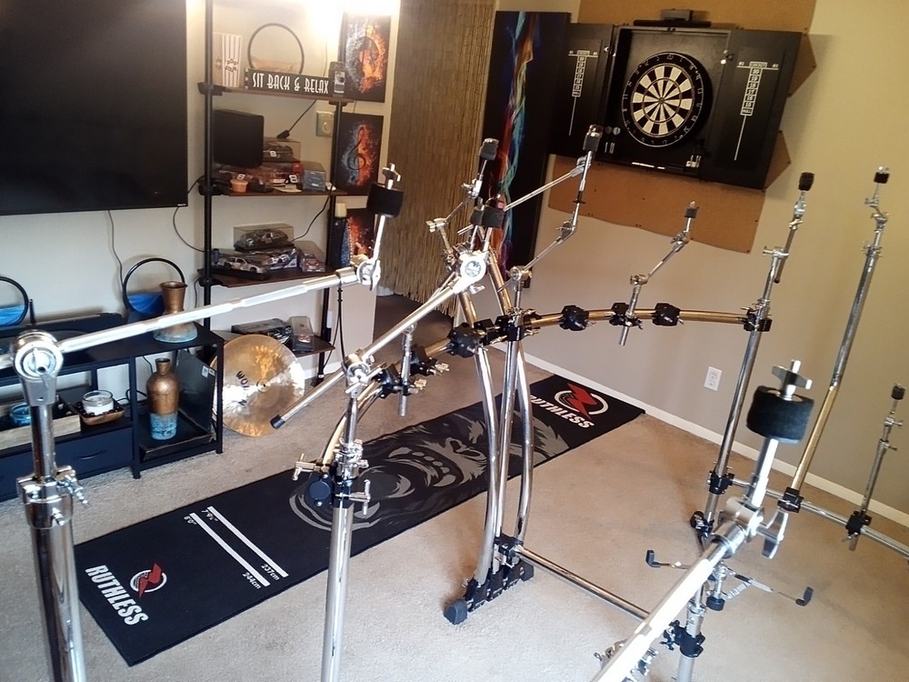 Full 8pc Pdp Custom Kit And Gibraltar Rack