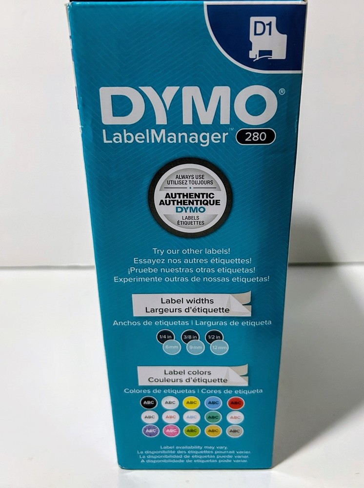 DYMO Label Maker LabelManager 280 Rechargeable Portable Label Maker Easy-to-Use