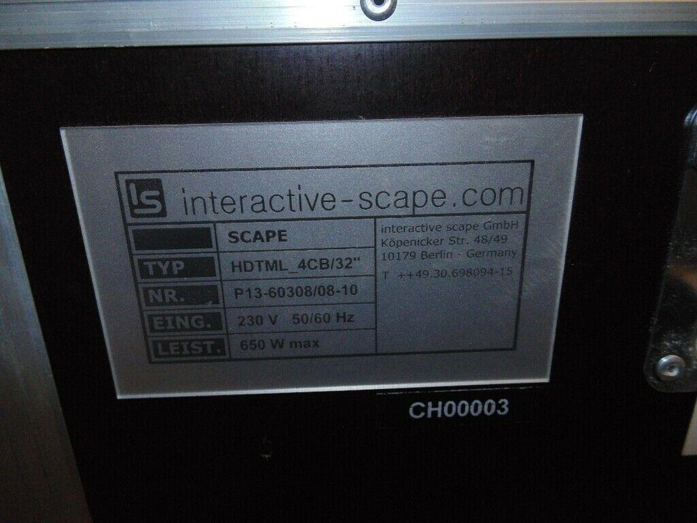 INTERACTIVE SCAPE HDTML_4CB-32 Interactive Screen 32" ATELCO Computer