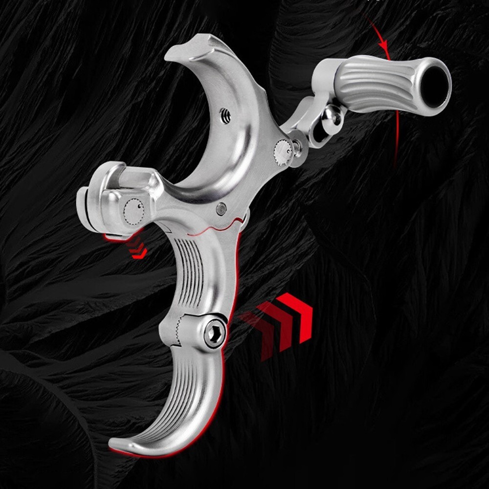 Enhanced Accuracy,with Adjustable Stroke Archery Release Three Four Finger Grip