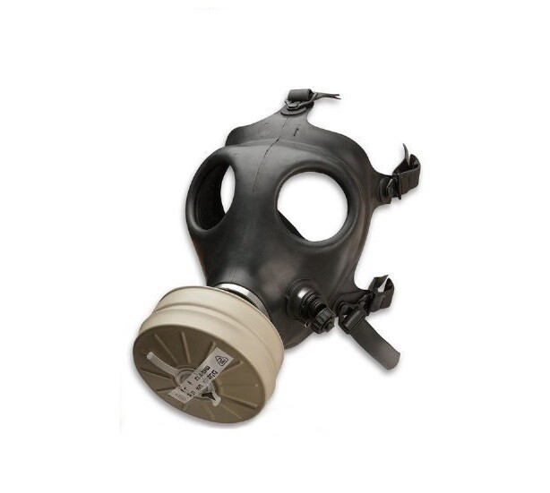 Israeli NBC Gas Mask Kit | Full Face Respirator + Hydration Tube + Sealed Filter