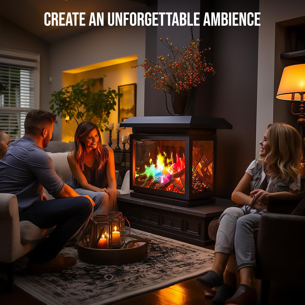 Fire Dazzle Fire Color Changing Packets for Fire Pit - 25 Pack Color Packets, Fl