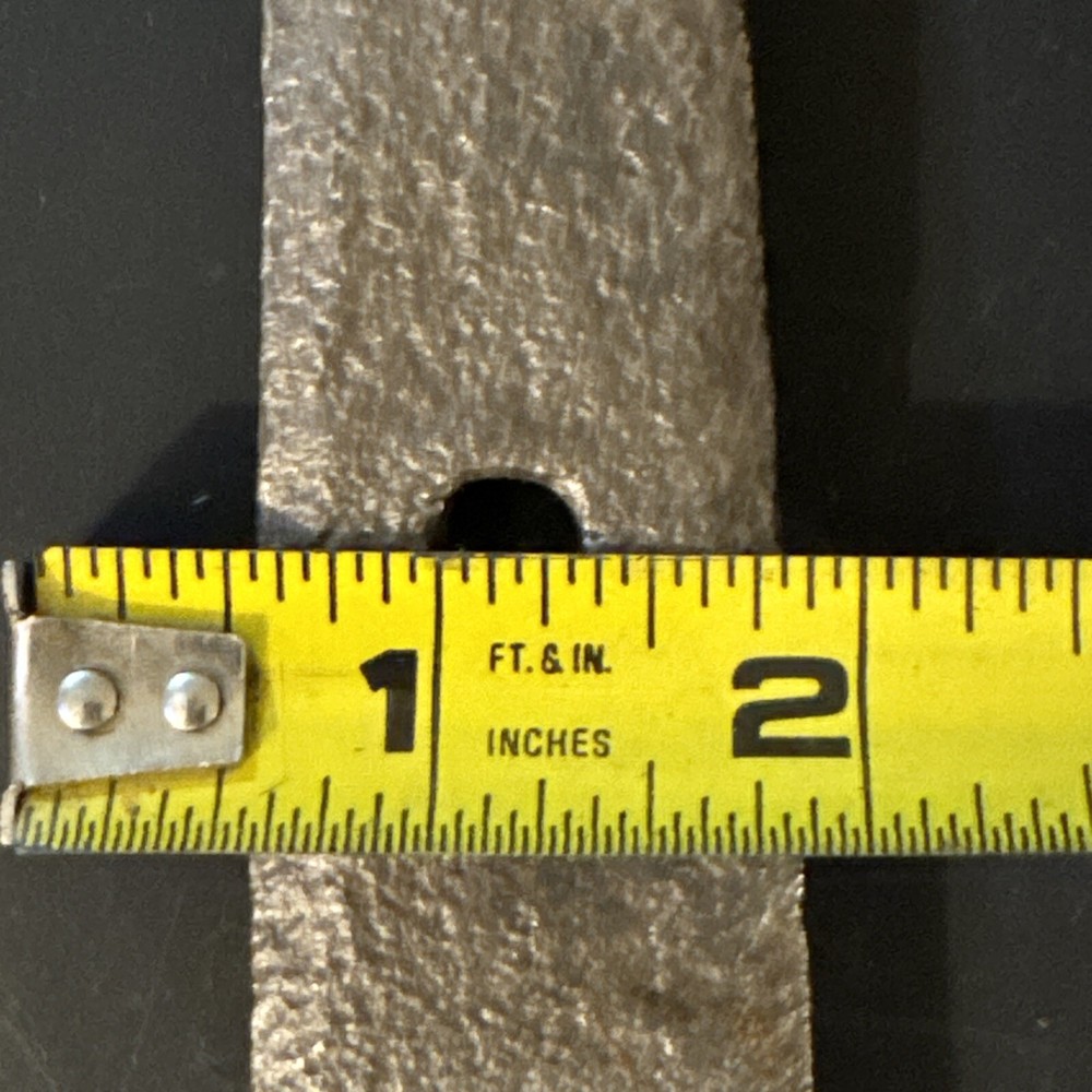 Antique Hand Forged 19” Wrough Iron Strap/ Hinge