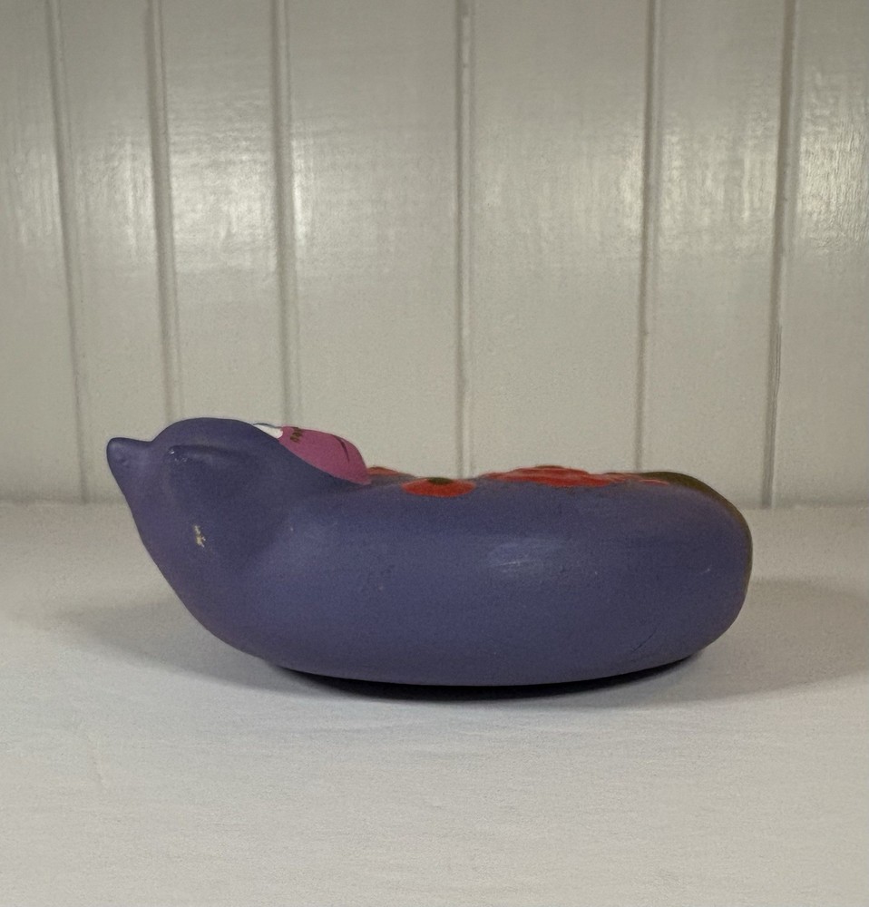 Laurel Burch Arching Ceramic Cat Purple