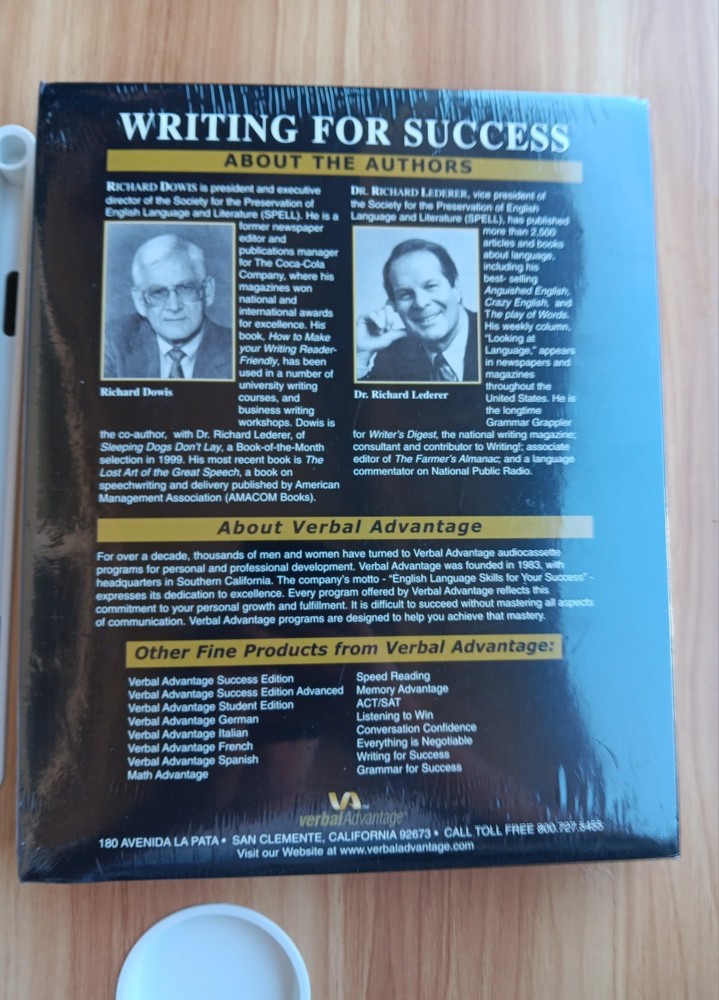 Verbal Advantage: Writing for Success (CD Edition)