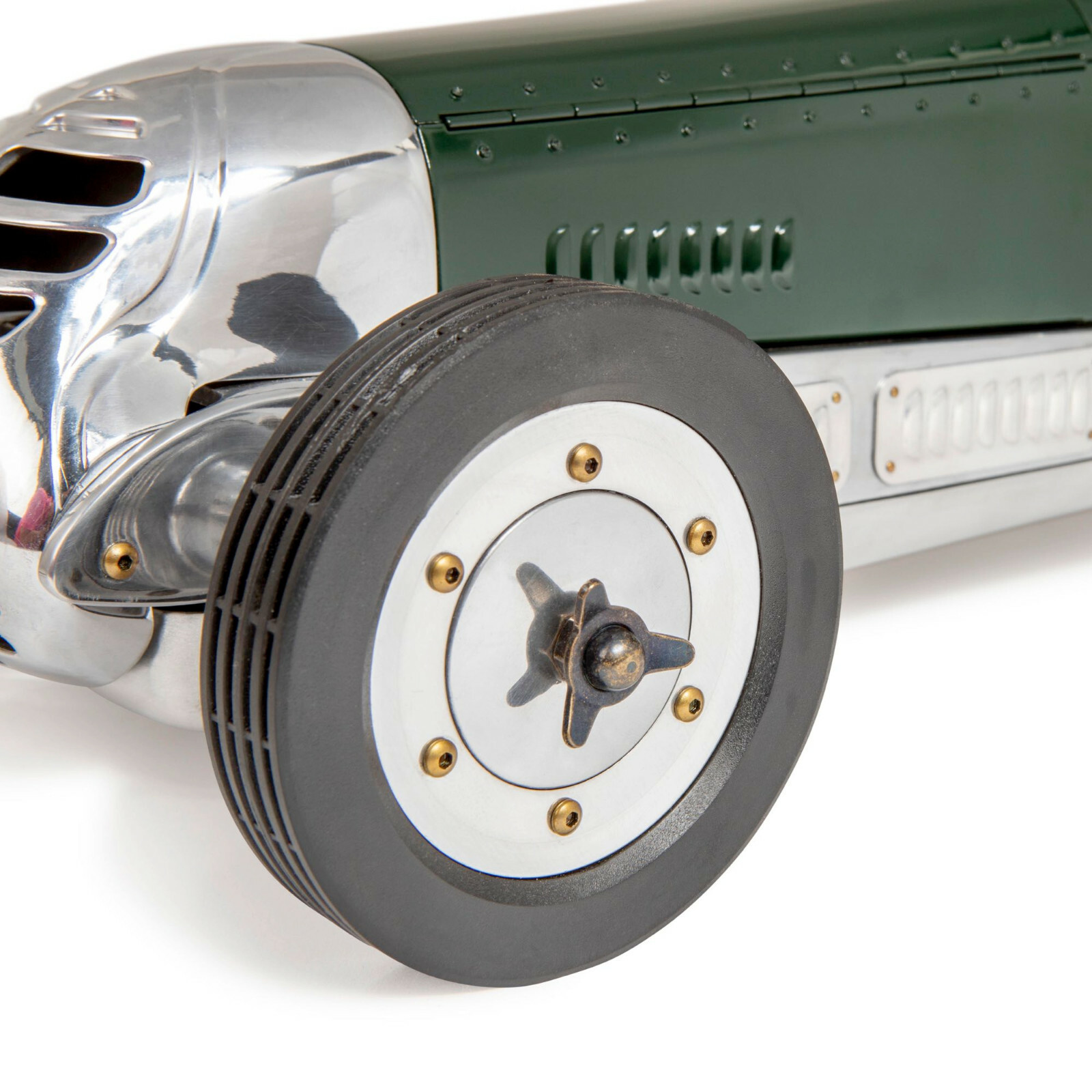 Green BB Korn Indianapolis 1930s Tether Car Model 22" Racing Spindizzy New