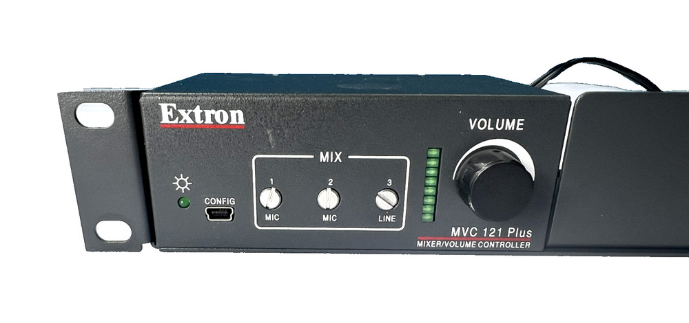 Extron MVC 121 Plus Mixer/Volume Controller With Power Adapter, Rack Mount unit