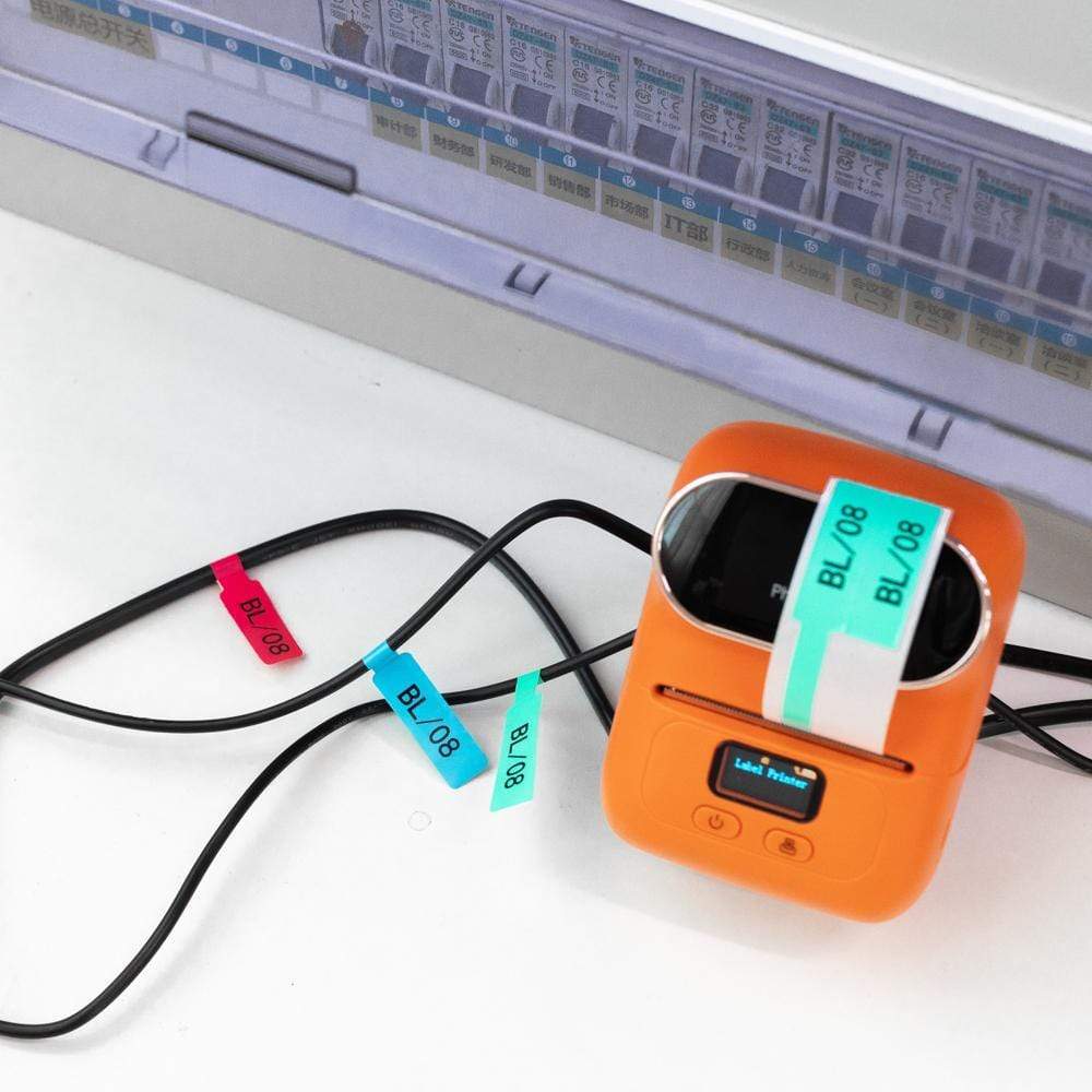 Phomemo M110 Portable Mini Thermal Label Printer Mobile Bluetooth +3 Rolls Paper