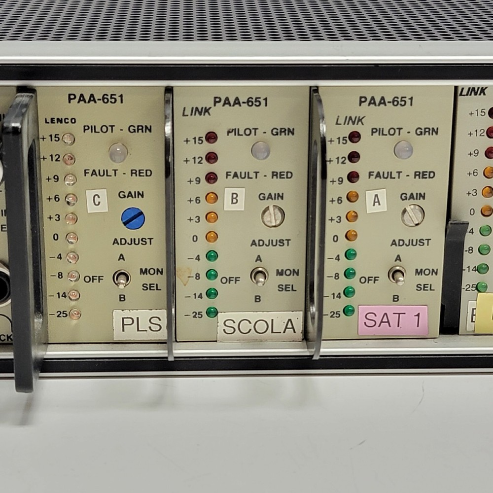 Lenco Rack Mount Video PFM-600 Removable Module Card UNIT With Power Supply