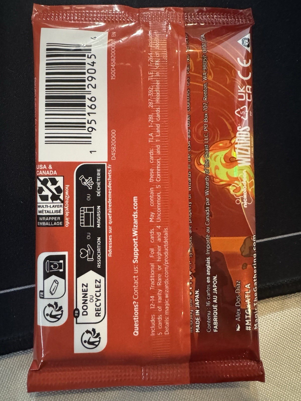 Magic: The Gathering Avatar: The Last Airbender Collector Booster Pack Sealed