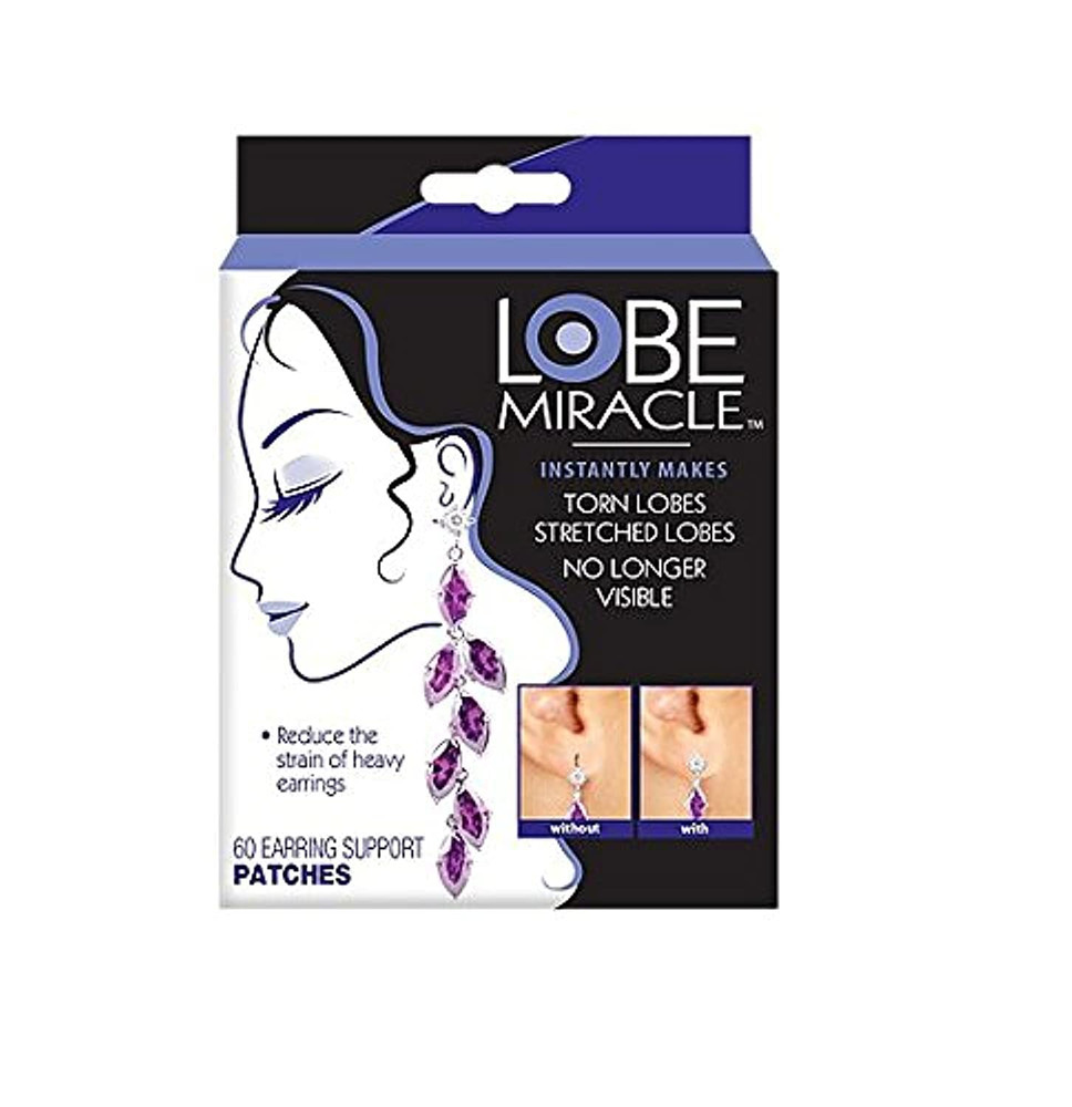 - Clear Earring Support Patches - Earring Backs for Droopy Ears - E