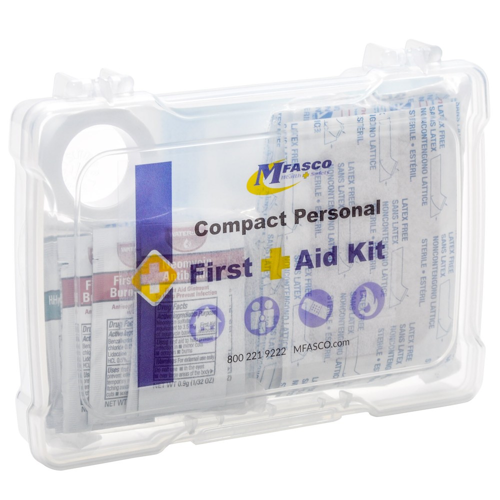 Compact Personal First Aid Kit Plastic Box