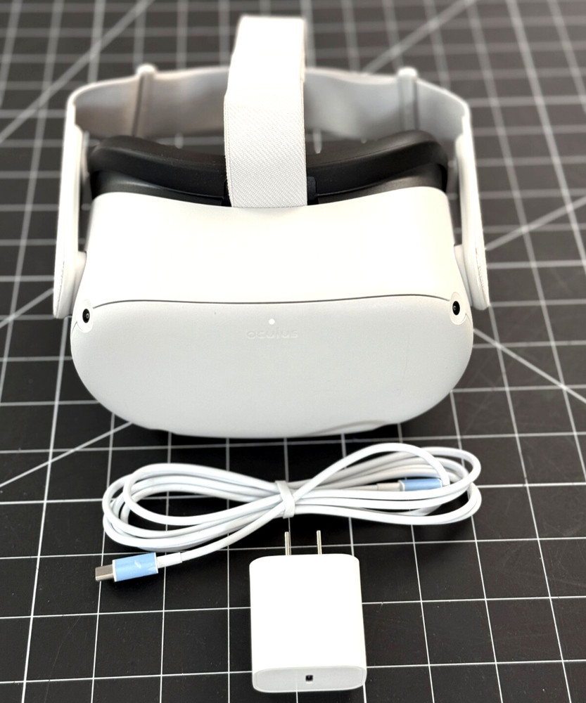 Mint Working 64GB Meta Oculus Quest 2 Headset Only. Plug and Play replacement.