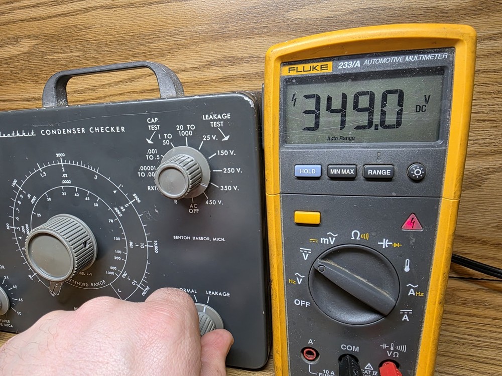 Heathkit C-3 Capacitor Tester Condenser Checker