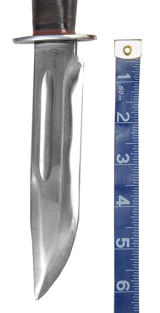 World War Two Era Brown Leather Sheath for US PAL RH 36 Fighting Knife