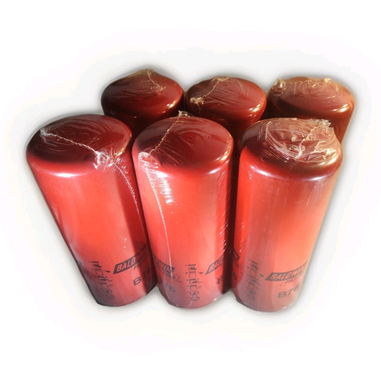 Baldwin Filter B76 Oil Filter - Spin-On- Full-Flow (PACK OF 6)