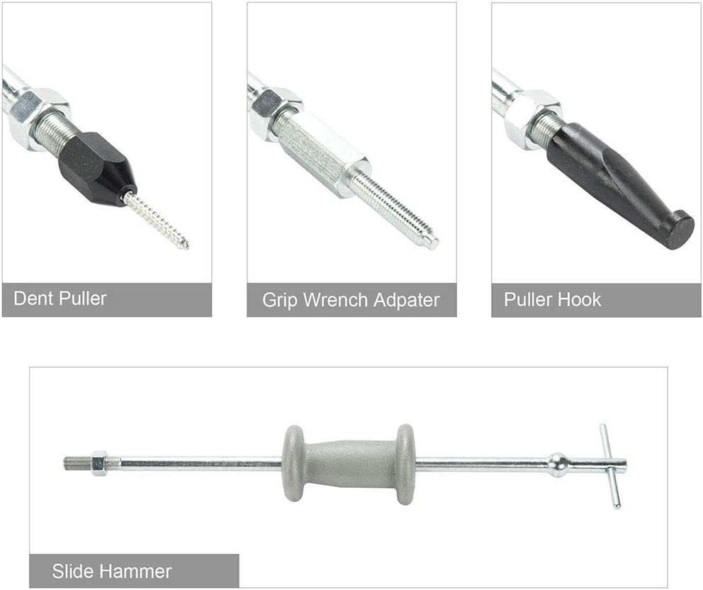 17pc Axle Wheel Puller 5lb Slide Hammer Internal External Puller Hub Puller