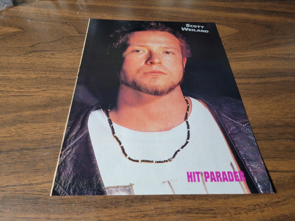 Stone Temple Pilots 1996 Hit Parader Magazine 8"x11" Mini-Poster Pin-Up