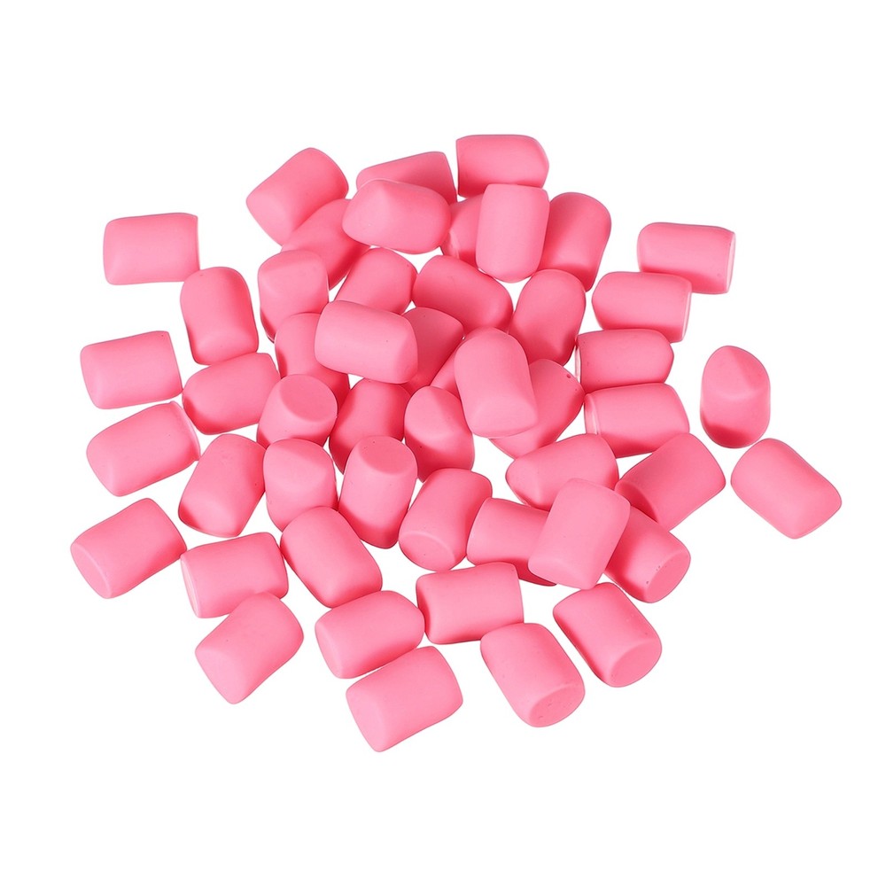 50 Pcs Resin Candy Charm, Artificial Simulation Cotton Candy, Red