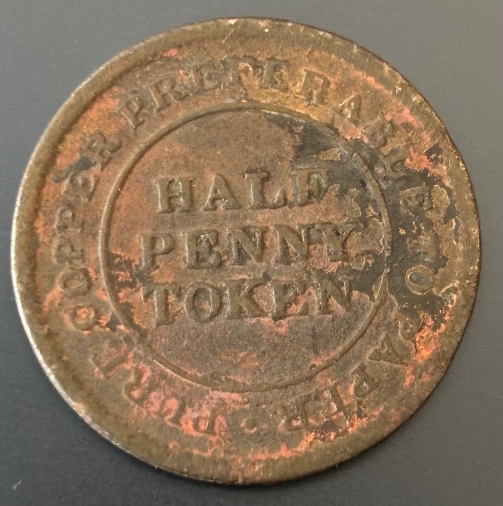 For General Accomodation Half Penny Token