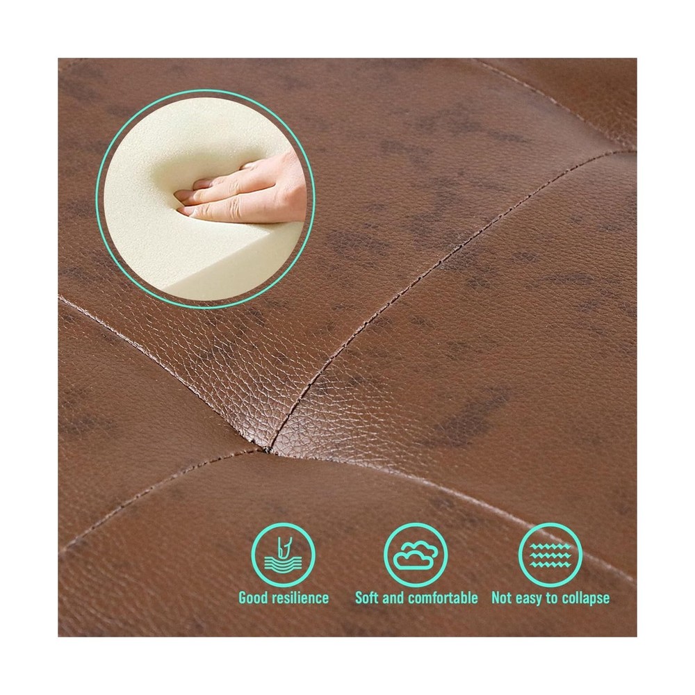 Adjustable Height Piano Bench with Storage, Solid Wood Duet Keyboard Stool, W...