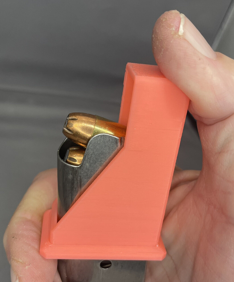 1911 Single Stack .45acp 45 acp .45 Magazine Speed Loader Speedloader -PINK