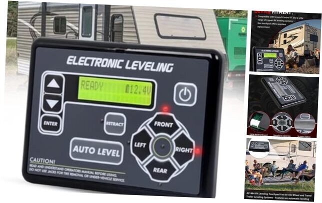 421484 RV Leveling Touchpad Control Panel with Auto-Leveling Button,