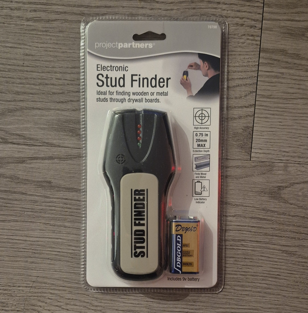 Electric Stud Finder LED Indicator Portable w/9V Battery