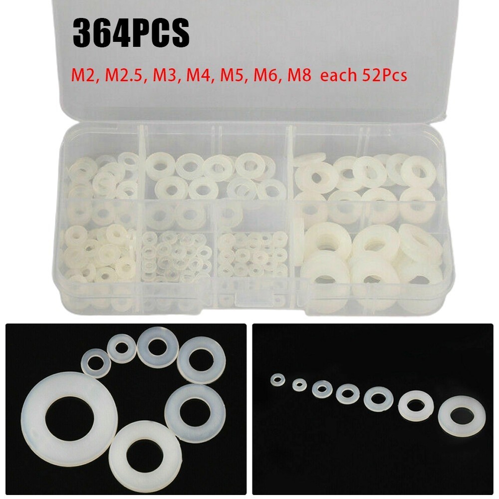 Washers 364PCS For Electrical Connections For Screws Threaded/bolt-type